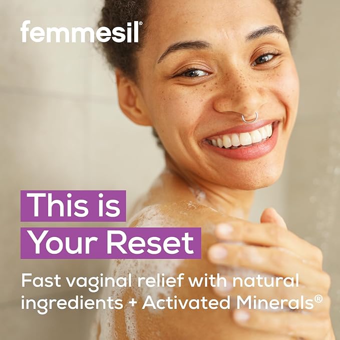 Femmesil Vaginal Antifungal Soap for Yeast Infection Relief for Women, Vaginal Itch & Irritation, Dermatologist Tested & Hypoallergenic Approved. All-Natural Vagina Soap Bar (75gm)