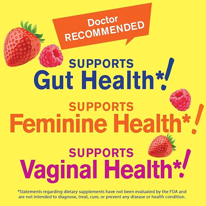 WellYeah Probiotics for Women Gummies - 10 Billion CFU - for Digestive Support, Gut Health, and Feminine Health Support - Natural Sourced Flavors - Vegan, Delayed Release Womens Probiotic - 60 Gummies