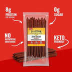 Tillamook Country Smoker Smoked Sausage, Zero Sugar, Original, 16 Ounce (36 Count Meat Sticks Bulk Pack) Real Hardwood Smoked Sausages, Low Carb, High Protein Ready to Eat Keto Snack