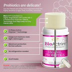 SIGNIFY NATURE Bioactrin Vaginal Probiotics for Women - Bacterial Vaginosis & Yeast Infection Treatment - BV Probiotic - pH Vaginitis Support-28 Pills