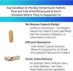 Iron Repair Simply Natural Iron Supplement, Best Absorption & Gentle on Stomach, Monash Low FODMAP, Raise Hemoglobin & Ferritin Iron Pills for Women, Men, Teens, & Pregnancy 90 Bovine Gelatin Capsules