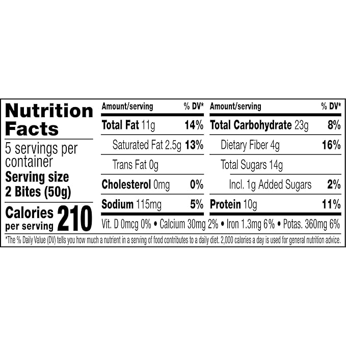 RXBAR Protein Energy Bites, Gluten Free Energy Snacks, Protein Snacks, Dark Chocolate Peanut Butter (60 Bites)