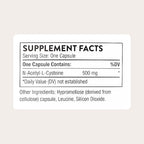 THORNE - NAC - N-Acetylcysteine - 500mg - Supports Respiratory Health and Immune Function*; Promotes Liver and Kidney Detox - 180 Capsules