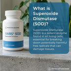 Physician Designed VARS SOD Booster - Superoxide Dismutase Supplement | SOD Supplement | 60 Capsules | Best Antioxidant Supplements