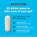 Physician's CHOICE Probiotics 60 Billion CFU - 10 Strains + Organic Prebiotics - Immune, Digestive & Gut Health - Supports Occasional Constipation, Diarrhea, Gas & Bloating - for Women & Men - 84ct