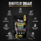 3200 MG Pure Himalayan Shilajit Gummies Organic for Men & Women with Probiotics & Magnesium Ashwagnadha Chaga Turmeric Fulvic Acid 105+ Trace Minerals I Vegan Non-GMO I Lab Tested I 90 Count
