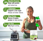 Metabolic Protein C-Plus, Whey Protein Powder & Shake Meal Replacement with Vitamin C, L-Glutamine & Digestive Enzymes, Low Carb Protein Drink, Support Metabolism, Energy & Gut health 1.1 lb Chocolate