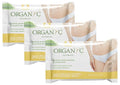 Organyc - 100% Organic Cotton Intimate Wet Wipes, No Parabens, Alcohol, or Chlorine -, White, 20 Count (Pack of 3) (ORGWW1A)