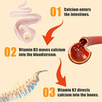 Natural Vitamin D3 K2 Gummies, 2000 IU Vitamin D3 & 100 mcg Vitamin K2(MK-7),Supports Healthy Bone, Immune Health Supplement, GMO Free, Gluten Free, Strawberry Flavor, 60 Count