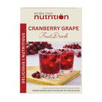 Nutmeg State Nutrition - High Protein Diet Fruit Drink - 15g Protein - Low Calorie - Low Carb - Low Sugar - Fat Free, 7 Servings Per Box (Cran Grape)