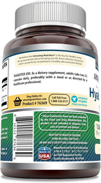 Amazing Formulas Hyaluronic Acid & MSM Supplement | 1000 Mg Per Serving | Capsules | Non-GMO | Gluten Free | Made in USA (60 Count | 1 Pack)