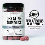 Jacked Factory Creatine Monohydrate Gummies 5g Daily Dose (1g per Gummy) - Creatine Gummy for Men and Women, Vegan-Friendly, Travel-Friendly, Third-Party Tested - 150 Gummies, Watermelon