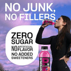 Protein2o Hydration Drink - 2-in-1 Liquid Clear Whey Protein Isolate and Electrolyte Drink - 20g Protein, Vitamins B5, B6 - Post-Workout Recovery - 16.9 Fl Oz - 12 Count Mixed Berry