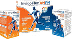 INVIGOFLEX® AMPM - Glucosamine & Chondroitin Sulfate - Turmeric Curcumin - Boswellia Serrata (Non GMO) for Knees, Hands, Back and Hip 24 - Hour Premium Joint Supplement