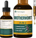 Herbal Liquid Drops, Natural Motherwort Extract for Hormone Balance, Menopause Support & PMS Support. 4oz
