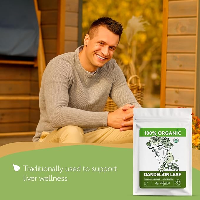 Organic Dandelion Leaf Tea (2 oz.) – Dandelion Leaves – Diente de Leon Organico Hierba - Traditionally Used to Supports Water Balance & Everyday Comfort
