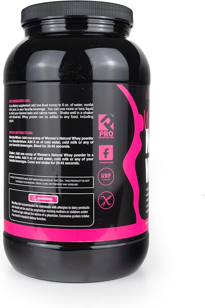 Whey Protein Powder for Women Chocolate Powder - Low Carb Gluten-Free Grass-Fed rBGH-Free - Supports Weight Loss - Natural Stevia Sweetened Protein Shake, 20g (Chocolate Delight, 2lb)