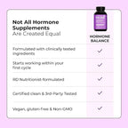 HUM Hormone Balance for Women, Supplement for Women's Health with Chasteberry & Dong Quai, Support for PMS Symptoms, Cramps, Irritability, Hormonal Balance, Monthly Support, 60 Capsules