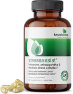 Futurebiotics Stressassist L-theanine Ashwagandha and Rhodiola Rosea Stress Complex - Natural Nutritional Stress Function, 90 Vegetarian Capsules