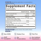 Vitalibre Multi Collagen Peptides, Hydrolyzed, Type I, II, III, Vitamin C, Biotin, Hyaluronic Acid, Turmeric & Black Pepper, Skin, Hair, Nail & Mobility Support, Non-GMO, 90 Caps