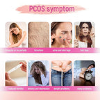 Laicuherb Organic PCOS Herbal Tea for Hormone & Menstrual Balance, PCOS Spearmint Tea Supports Women Fertility Health, Natural PCOS Tea with Nettle Leaf & Lemongrass, Pack of 5