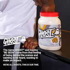 GHOST Vegan V2 Protein Powder, Chocolate Chip Cookies – 2.9LB Tub, 25G of Protein - Plant-Based Pea & Organic Pumpkin Blend Protein with Fiber & Iron - Flavored Post Workout Shakes - Soy, Gluten Free