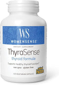 WomenSense ThyroSense by Natural Factors, Natural Supplement to Support Healthy Thyroid Function, Vegetarian, Non-GMO, 120 capsules (60 servings)