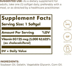 Solgar Vitamin D3 (Cholecalciferol) 10 mcg (400 IU) - 100 Softgels, Pack of 2 - Helps Maintain Healthy Bones & Teeth - Immune System Support - Non-GMO, Gluten Free, Dairy Free - 200 Total Servings