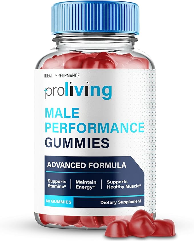 ProLiving Gummies, Pro Living Performance Gummy - Maximum Strength Supplement Gummies, All Natural Support Overall Health & Wellness, Premium ProLiving Advanced Support Gummy Reviews (60 Gummies)
