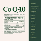 Nature's Bounty CoQ10, Supports Heart Health, Dietary Supplement, 200mg, 80 Rapid Release Softgels