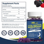 Melatonin 10mg Gummies for Sleep Support, Natural Berry Flavor, Non-GMO, Gluten Free, Vegan, 60 Count, 2 Month Supply – Bedtime Relaxation & Restful Sleep Aid