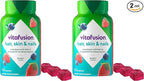 Vitafusion Gorgeous Hair, Skin Nails Multivitamin Gummy Vitamins, Plus Biotin and Antioxidant Vitamins CE, Raspberry Flavor, from America’s,100ct (33 Day Supply) (Pack of 2)