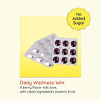 CHILDLIFE ESSENTIALS Elderberry Super-Immune SoftChew Gummies for Kids - Immune Support with Vitamin C & Vitamin D3, Elderberry Immune Supplement for Babies, Toddlers & Children - Berry, 27 Softchews
