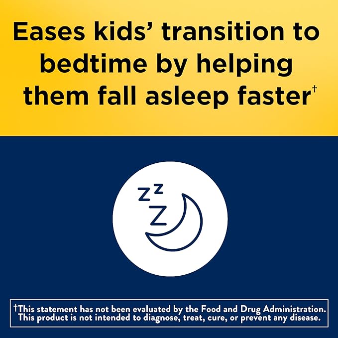 Nature Made Kids First Sleep Melatonin Gummies, 100% Drug-Free Sleep Aid, Kids Sleep Gummies for Restful Sleep, 45 Count