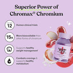 Lemme Tone Metabolism Gummies, Apple Cider Vinegar, Clinically Studied Chromium, B12, Ginger Root Extract, Promote Lean Body Mass, Watermelon Apple Flavor (30 Day Supply)