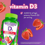 Vitafusion PreNatal Gummy Vitamins 90 Count, Extra Strength Vitamin D3 Gummy 120 Count - Pregnancy Vitamins for Women and Bone Immune Support