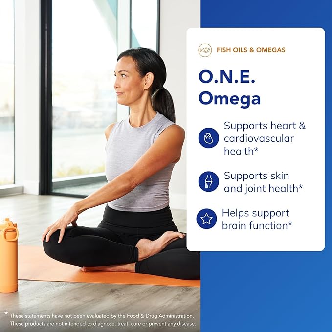 Pure Encapsulations O.N.E. Omega - Fish Oil Supplement for Heart Health, Joints, Skin, Eyes, and Cognition* - Fish Oil Concentrate with EPA and DHA - 30 Softgel Capsules