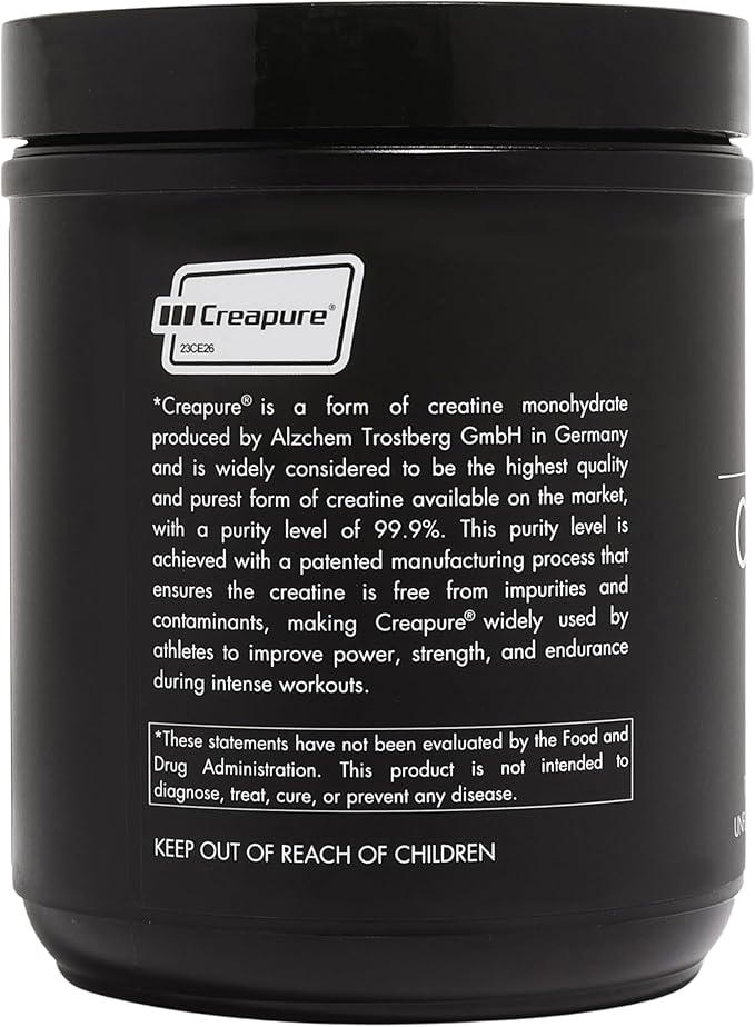 CLEAN Creatine - 100% Creapure® Creatine Monohydrate Powder for Muscle Health, Performance and Cognitive Support | 3rd Party Certified by NSF | 90 Servings | Unflavored | Vegan, Keto, and Gluten-Free