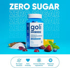 Goli Zero Sugar Ashwagandha Gummies, 60 Count Each (3 Pack, 180 Total) – with KSM-66, L-Theanine, Maca and Vitamin D - No Sugar Alcohols - Vegan, Keto-Friendly, Non-GMO