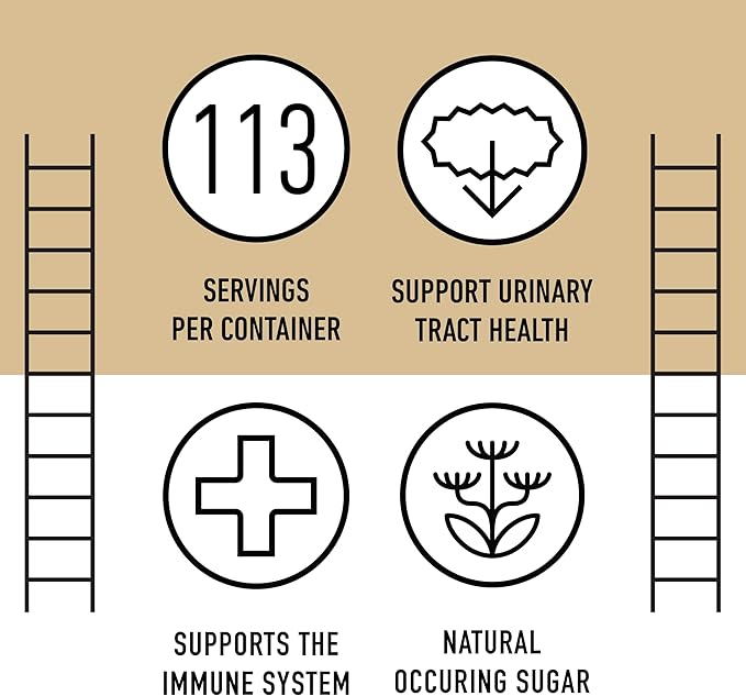 CNP Organic D Mannose Powder 2000mg - Powder D Mannose Supplement for UTI Support, Pure D-Mannose Powder from Guar Beans, Vegan Non GMO Clean Formula, Bladder Urinary Tract Health Supplement Use