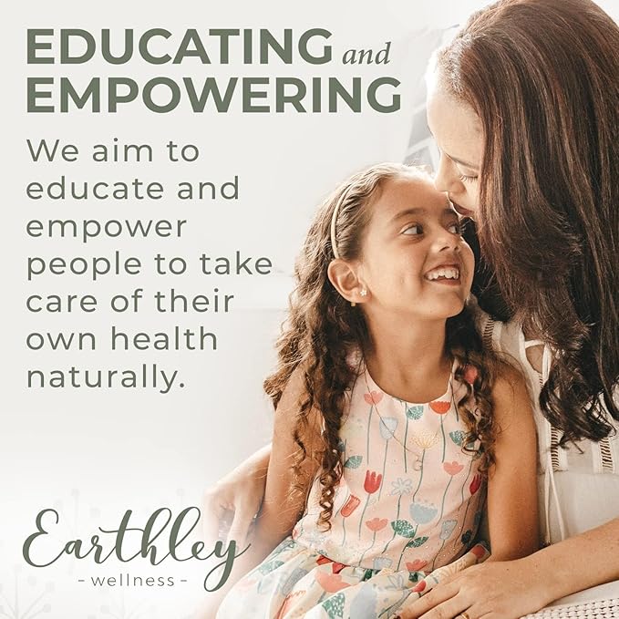 Earthley Wellness, Magnesium Lotion, Parent's Picks Award-Winner, Apricot, Shea Butter, Mango Butter, Lavender, Blue Tansy and Sandalwood Scent (6oz, Seasonal Blue Bliss)