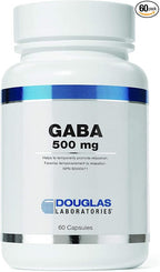 Douglas Laboratories GABA 500 mg. | Amino Acid Support for Brain Neurotransmitters, Sleep Cycles, and Body Temperature | 60 Capsules
