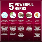 Hormone Balance + Probiotics for Women- Natural Menopause Relief, Weight Management, Bloating, Hot Flashes, PMS | Organic Maca, Chasteberry, Dong Quai & Black Cohosh | Non GMO |120 V Capsules