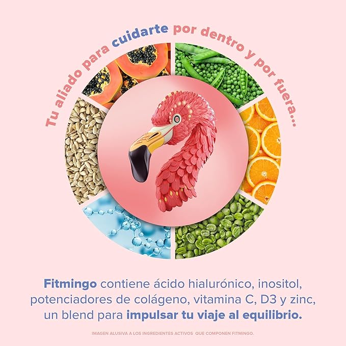 Birdman Fitmingo: Vegan Protein with Fit, Beauty and Balance Blends. With Hyaluronic Acid, Inositol, Collagen Enhancers, Vitamin C, Vitamin D3, Zinc, Digestive Enzymes and Svetol. Vanilla Flavor 1 kg