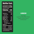 Kaizen Lumache Protein Pasta, 20g Protein, Low Carb (6g Net Carbs), Keto-Friendly, Gluten-Free, Plant-Based Lupini Noodles, High Fiber, 8 Ounce, Pack of 3
