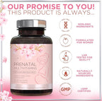 Prenatal Vitamins for Women - Prenatal Multivitamin with Folic Acid & Omega 3 DHA Fetal Development Support - Pregnancy Vitamin Supplement with, Vitamin A, C, D, B6, B12 & Iron - 120 Softgels