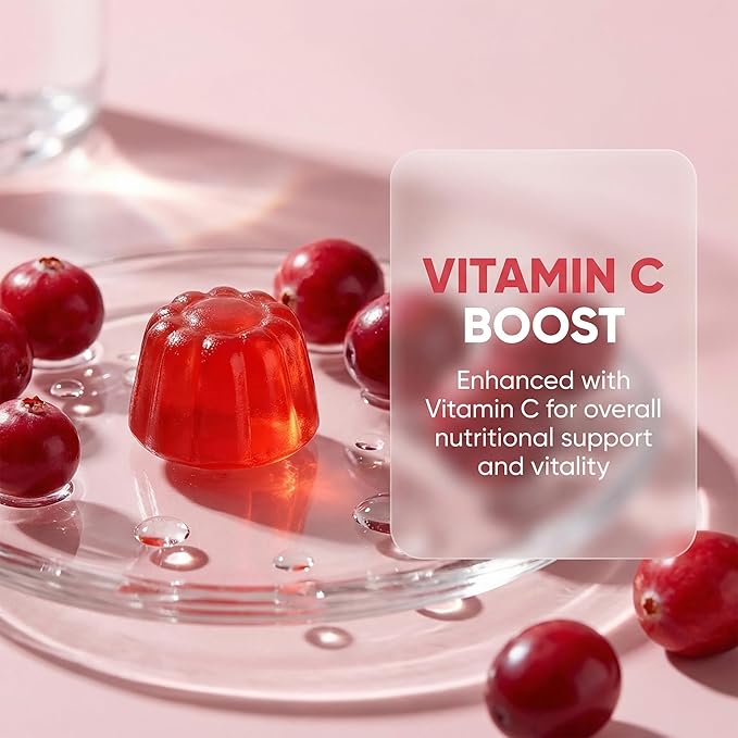 avaRoot Cranberry Blend Gummies - Women's Balanced pH, Cranberry & Probiotic Formula with Vitamin C for Women’s Wellness & Urinary Tract Support - 60 Gummies