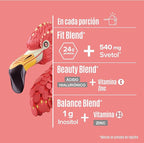 Birdman Fitmingo: Vegan Protein with Fit, Beauty and Balance Blends. With Hyaluronic Acid, Inositol, Collagen Enhancers, Vitamin C, Vitamin D3, Zinc, Digestive Enzymes and Svetol. Vanilla Flavor 1 kg