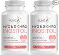 Myo-Inositol & D-Chiro Inositol (40:1 Ratio) - Supports Cycle Regularity & Ovarian Function - 240 Capsules, 60-Day Routine Bundle