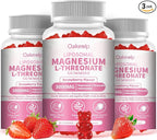 3 Pack Liposomal Magnesium Threonate High-Potency 3000mg Gummies,Liposomal Enhance 98% Absorption,Magnesium L-Threonate Supplements, Muscle & Nervous System for Kids & Adults